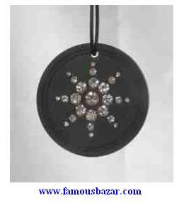 Quantum Scalar Energy Pendend Box & Card With Diamond