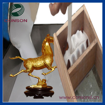 Molding silicone rubber for reproduction of Bronze products