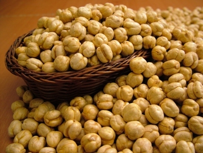 Yellow-Roasted Peas