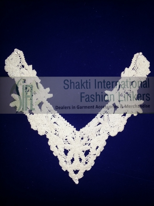 Embroidered Cotton Neck Patches
