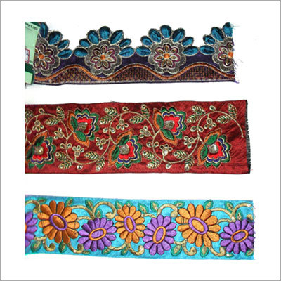 Embroidered Silk Fabric