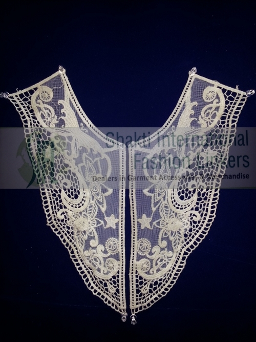 Embroidered Cotton Neck Patches
