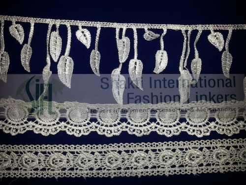 White Polyester Laces