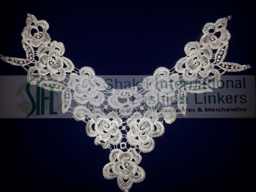 Polyester Neck Patch Lace