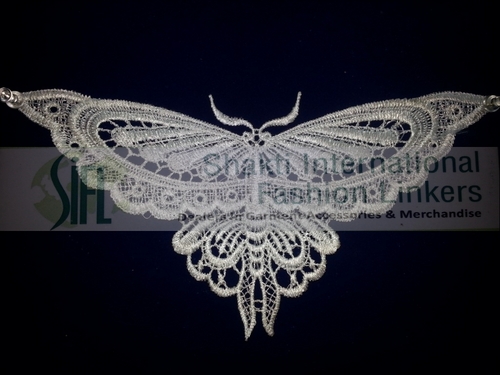 Butterfly Design Neck Patches