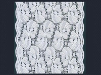 Embroidered Lycra Laces