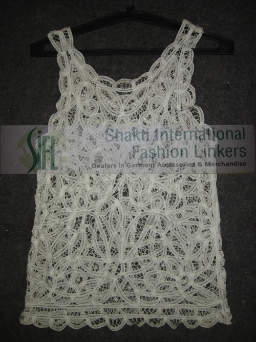 Batton Bourgh Dress - Lace, Off-White | Embroidered, Elegant Design, Comfortable Fit, Versatile Style