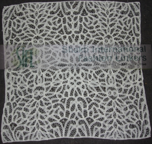 Bourgh Fabric [02] - Polyester 100x100cm, White | Elegant Design, Durable Fabric, Soft Texture, Versatile Use, Easy Care