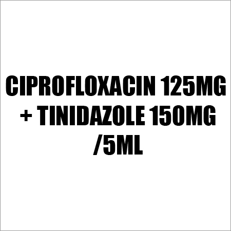 Ciprofloxacin 125Mg Tinidazole 150Mg 5Ml