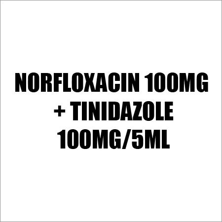 Norfloxacin 100Mg Tinidazole 100Mg 5Ml
