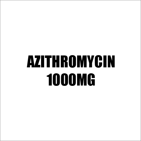 Azithromycin 1000Mg - Strip Pack 1's High Potency Single Dose Oral Tablet