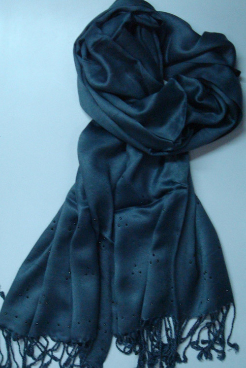 Scarves with sequins work