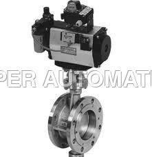 Buterfly Valve With Actuator - Application: Industrial Fluid Control