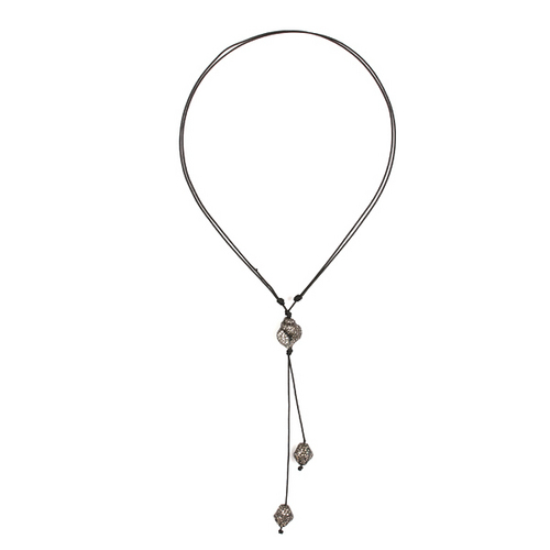 Designer Diamond Shell Necklace