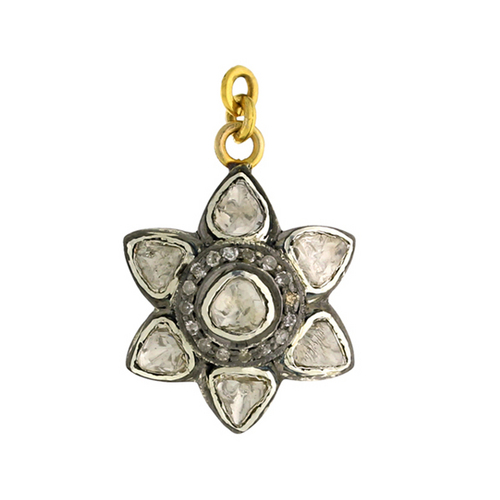 14k Gold Diamond Beads