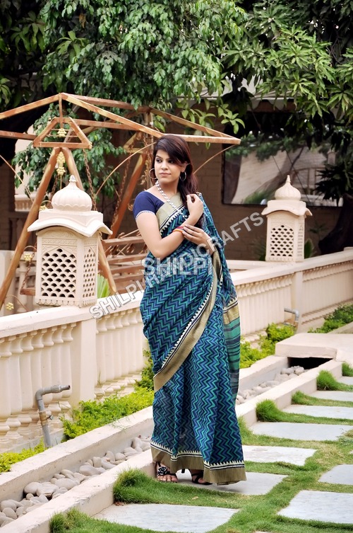 Designer Chanderi Saree