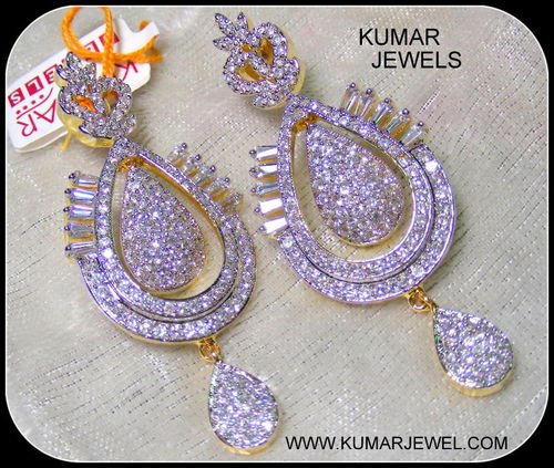 diamond earrings.