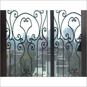 Iron Window Grills - Iron Material, Customizable Dimensions, Powder Coated Black Finish | Durable, Rust Resistant, Easy Installation, 1-Year Warranty