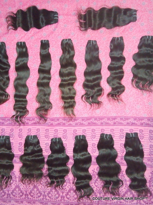 Virgin Indian temple hair