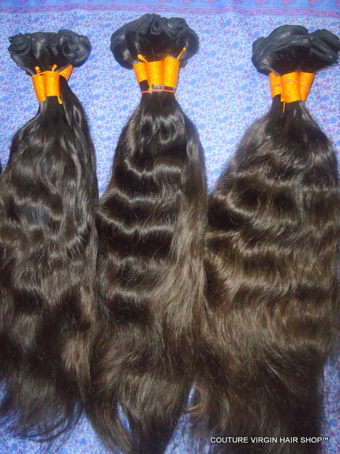 Body wave machine weft