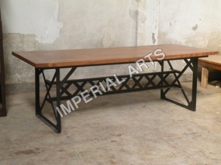 Industrial Furniture-Industrial Iron Table