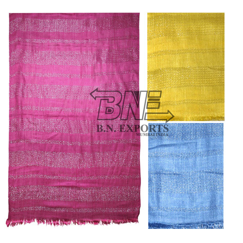 Striped Viscose Scarves