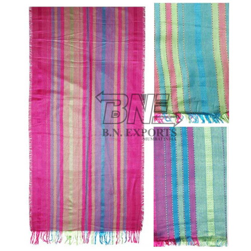 Yarn Dyed Stripe Scarves