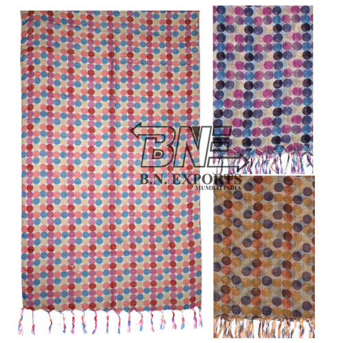 डॉट प्रिंटेड स्टोल