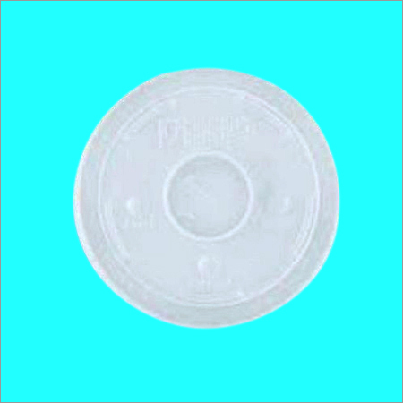 Plastic lid 82 mm milky lid
