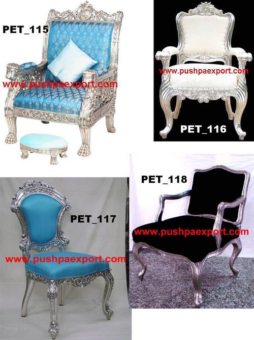 Silver Carved Chair Silver Carved Chair