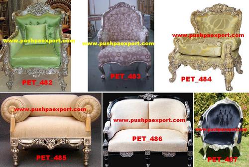 Wooden Carved Sofa Chair