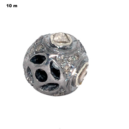 10mm Designer Diamond Beads