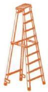 Aluminium Self Supporting Pipe Step Ladder