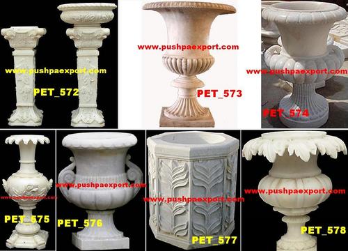 Marble Flower Pots and Vases