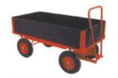 MS BOX TROLLEY WITH RUBBER WHEEL