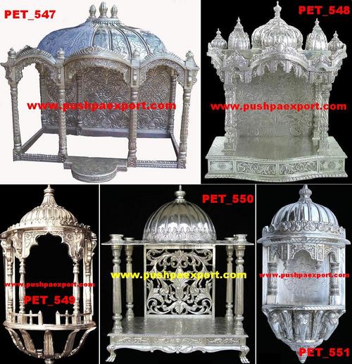 Silver Carved Mandir Silver Carved Mandir