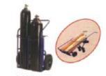 Double Gas Cylinder Trolley (Oxygen & Acitiline)