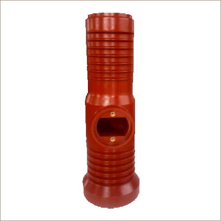 11KV Epoxy Housing 4 - Epoxy Resin, 100x50x50 mm, Red | High Voltage, Durable Housing, Reliable Insulation