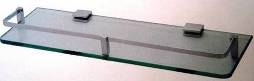 Square Front Glass Shelf