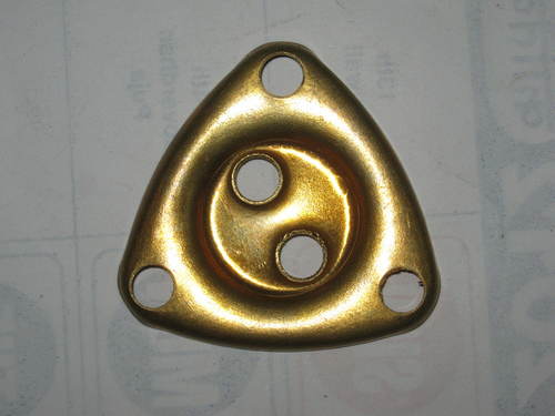 Cup Brass Triangular 2 Hole (18 SWG)