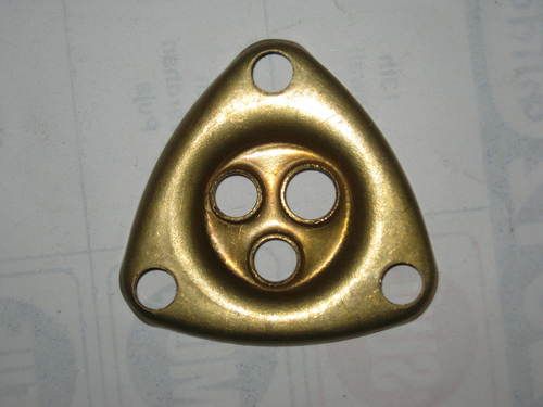 Cup Brass Triangular 3 Hole (18 SWG)