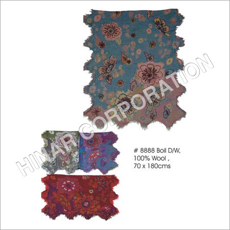 Boiled Wool Embroidery Scarves
