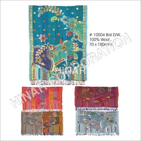 Fancy Embroidery Woolen Stoles