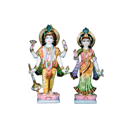 Marble Laxmi Narayan Statue