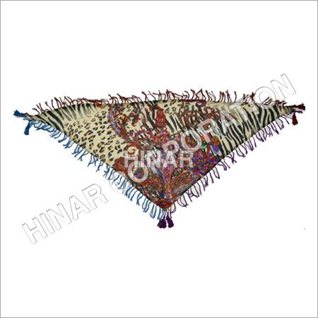 Computer Designed Digital Print Triangle Shawls