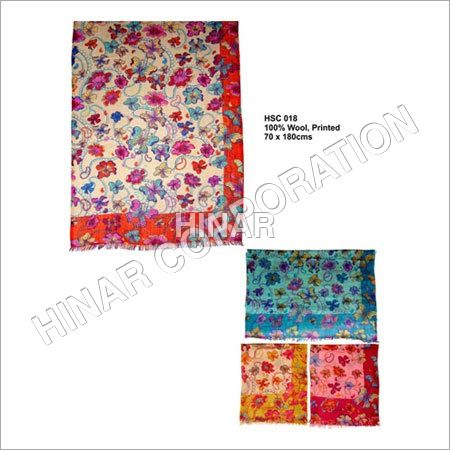 Floral Digital Print Scarves