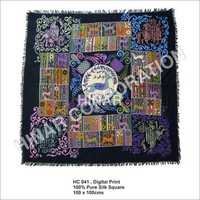 Silk Pashmina Shawls - 100% Pure Pashmina, Unisex Design | Vibrant Digital Prints, Soft Quality, Easy To Wash, Complete Warmth