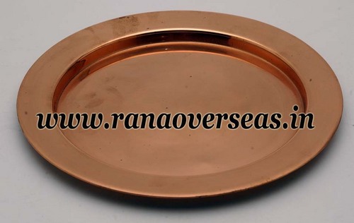 Brown Copper Serving Plates