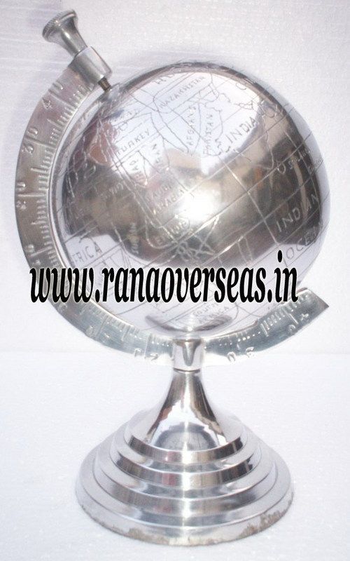 Aluminium Metal Globe.