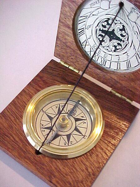  Brass Sundial Compass – Pocket                       